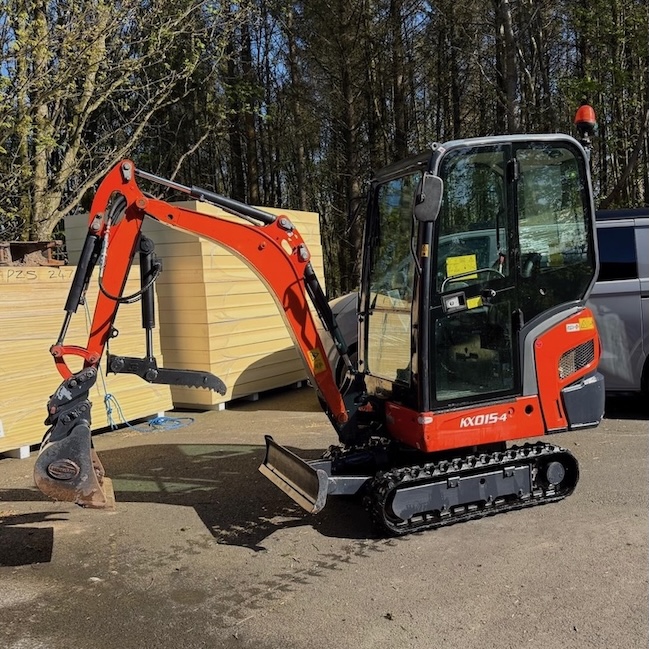 mini digger for hire, Ayrshire, Dumfries, glasgow, scotland