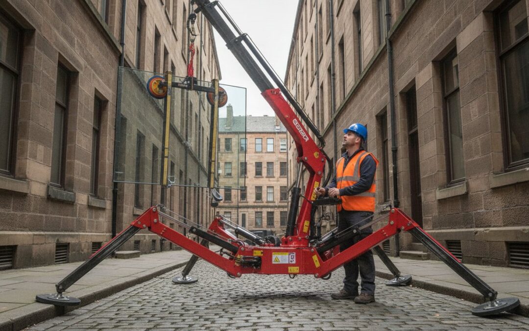 How to Organise Spider Crane Hire in Glasgow: A Practical Site Guide