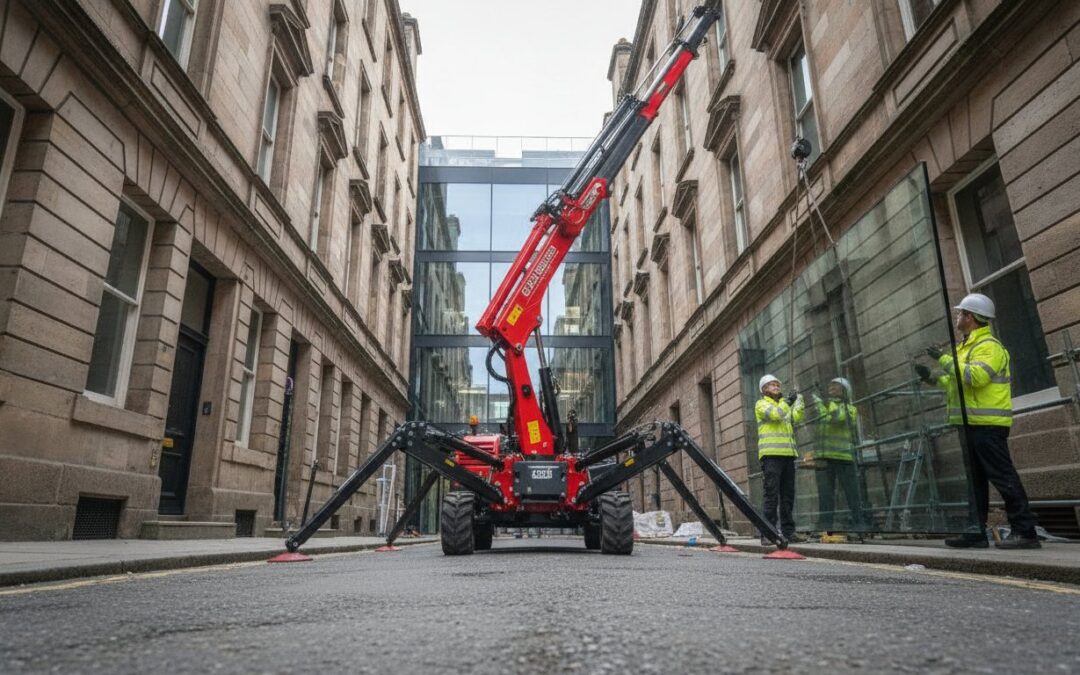 Mini Spider Crane Hire North Ayrshire: Professional Compact Lifting Solutions 2026