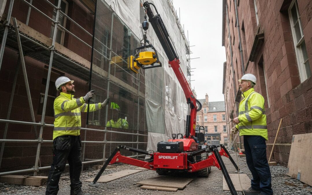 Spider Crane Hire for Glazing in Dumfries: 2026 Guide