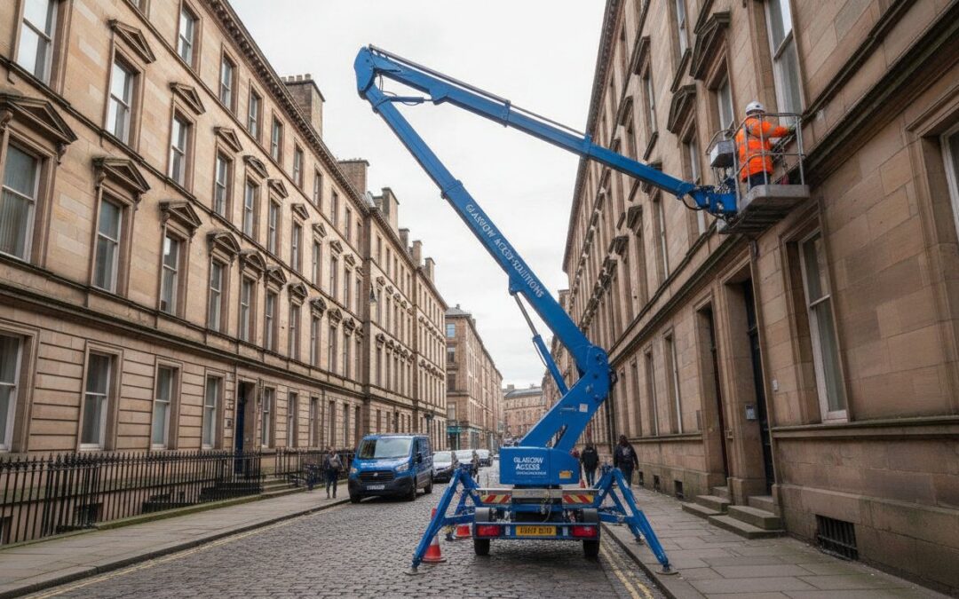 Cherry Picker Hire for Gutter Cleaning in Glasgow