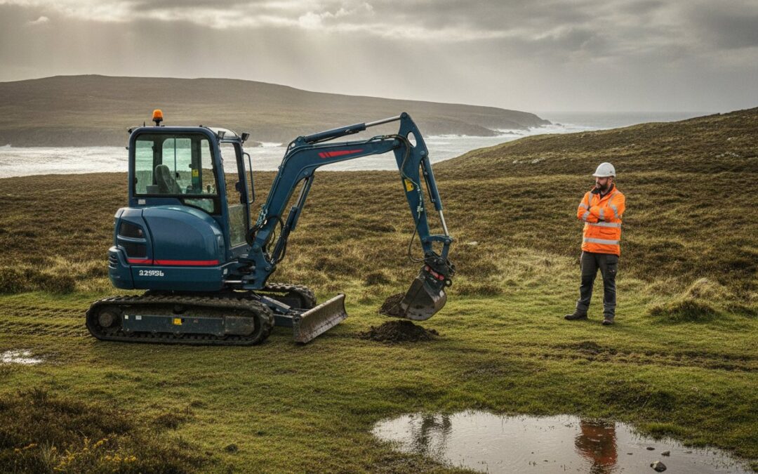 Low Ground Pressure Plant Hire North Ayrshire: The 2026 Site Access Guide