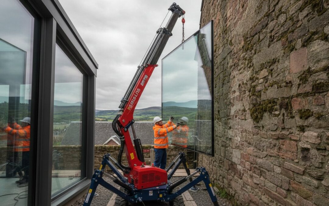 Mini Spider Crane Hire Ayrshire: Professional Compact Lifting Solutions