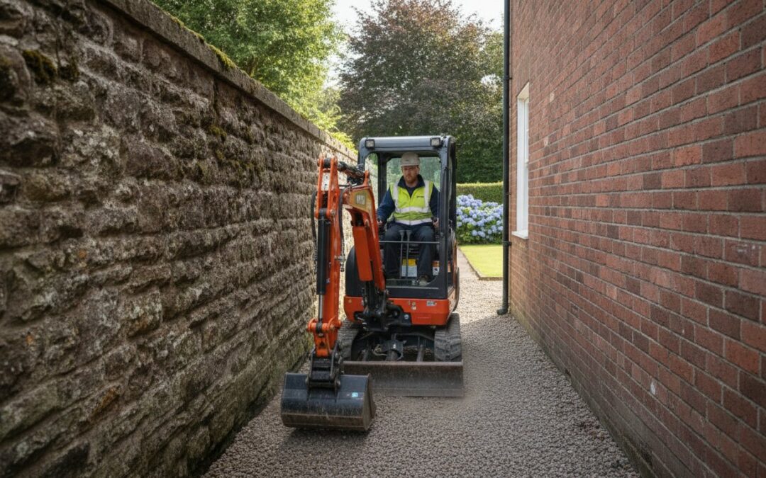 Narrow Access Excavator Hire South Ayrshire: The Complete Site Access Guide