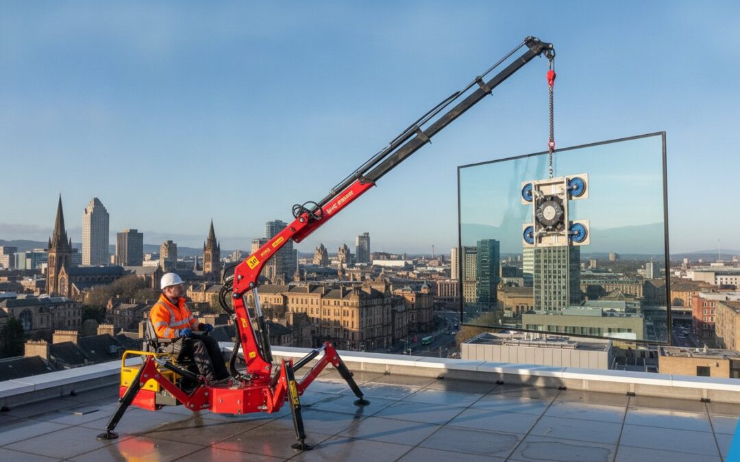 Spider Crane for Rooftop Lifting Glasgow: Specialist Compact Solutions