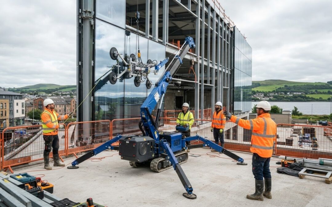 Curtain Wall Vacuum Lifter Hire in North Ayrshire