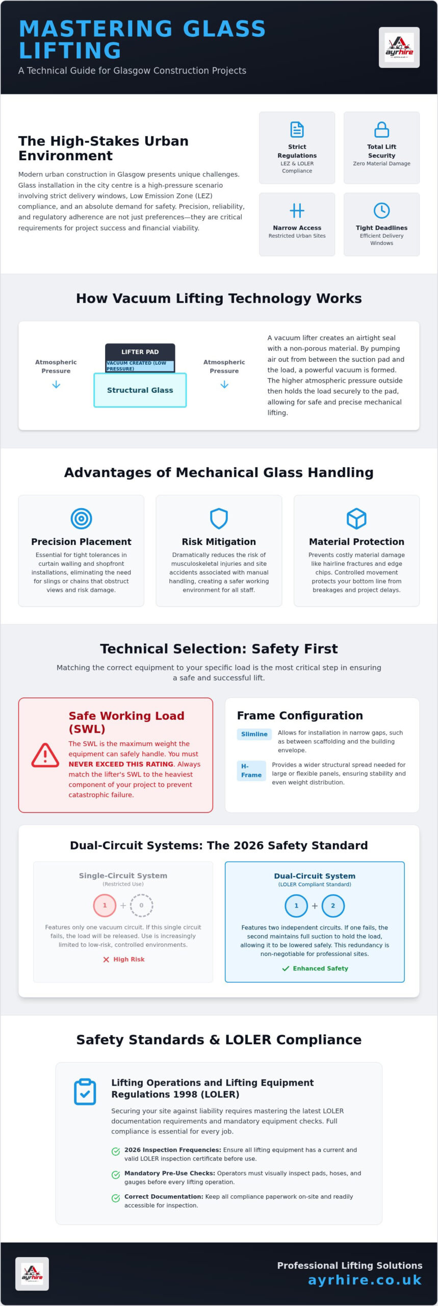 Vacuum Lifter Hire Glasgow: The Professional Guide to Specialist Lifting 2026