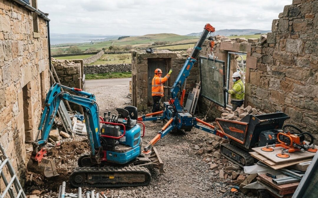 Machinery for Building in Tight Spaces Ayrshire: Hire Guide