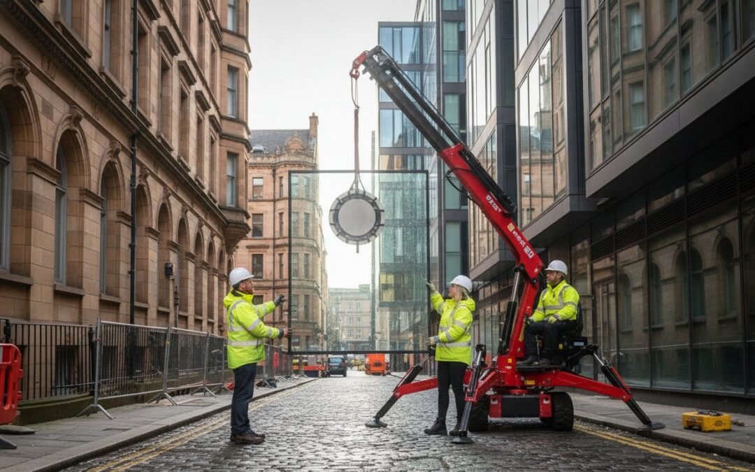 Mini Spider Crane Hire Glasgow: Specialist Narrow Access Lifting Solutions