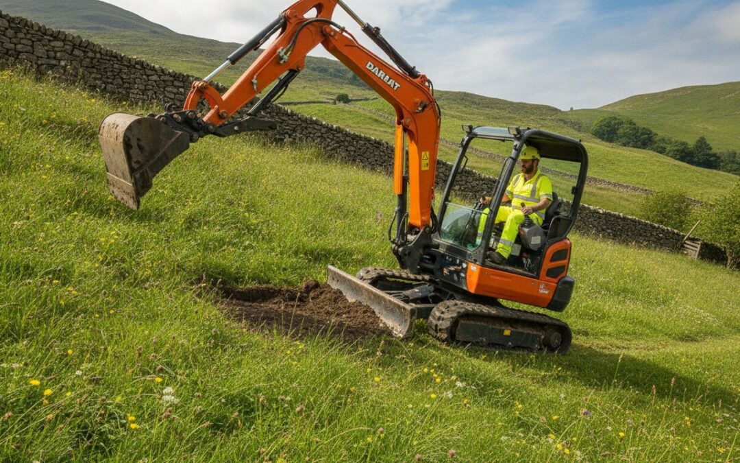 Tracked Plant Hire for Sloping Gardens: East Ayrshire 2026