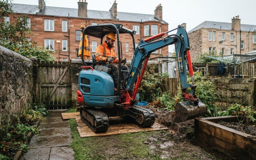 Best Mini Digger for a Small Glasgow Garden: 2026 Hire Guide