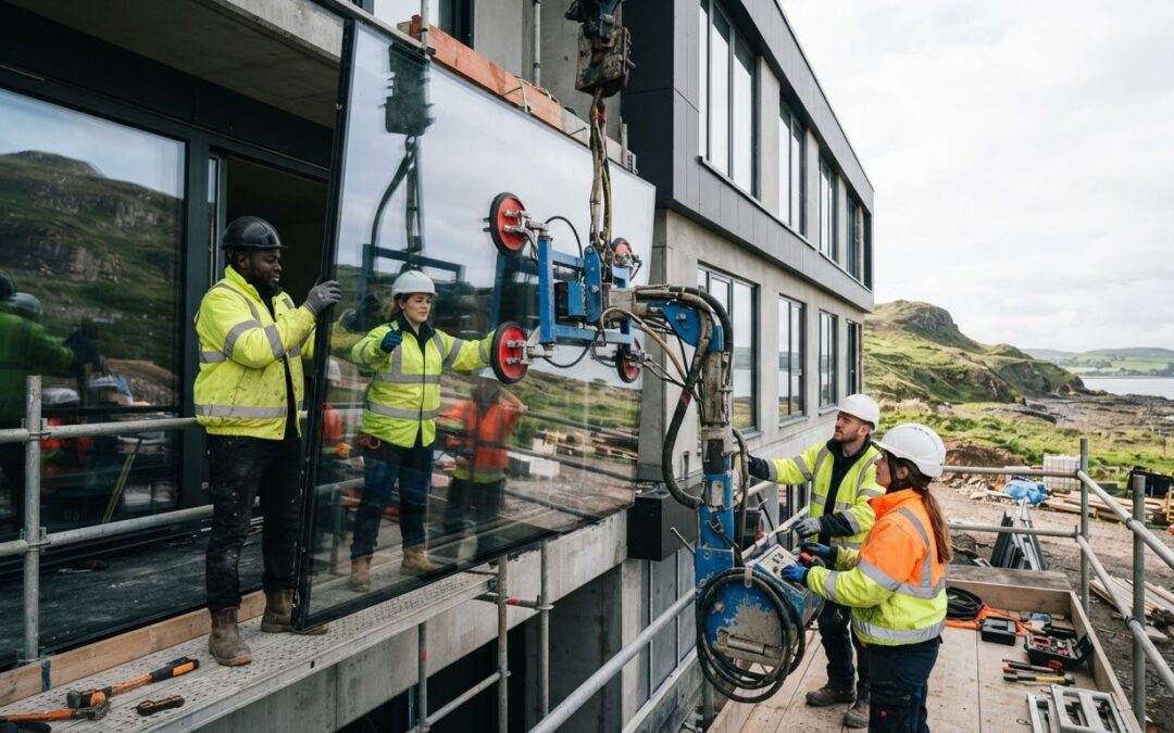Heavy glass panel lifter rental in South Ayrshire